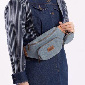 NEW LEE x Montana West Jeans Denim Fanny Pack Bag